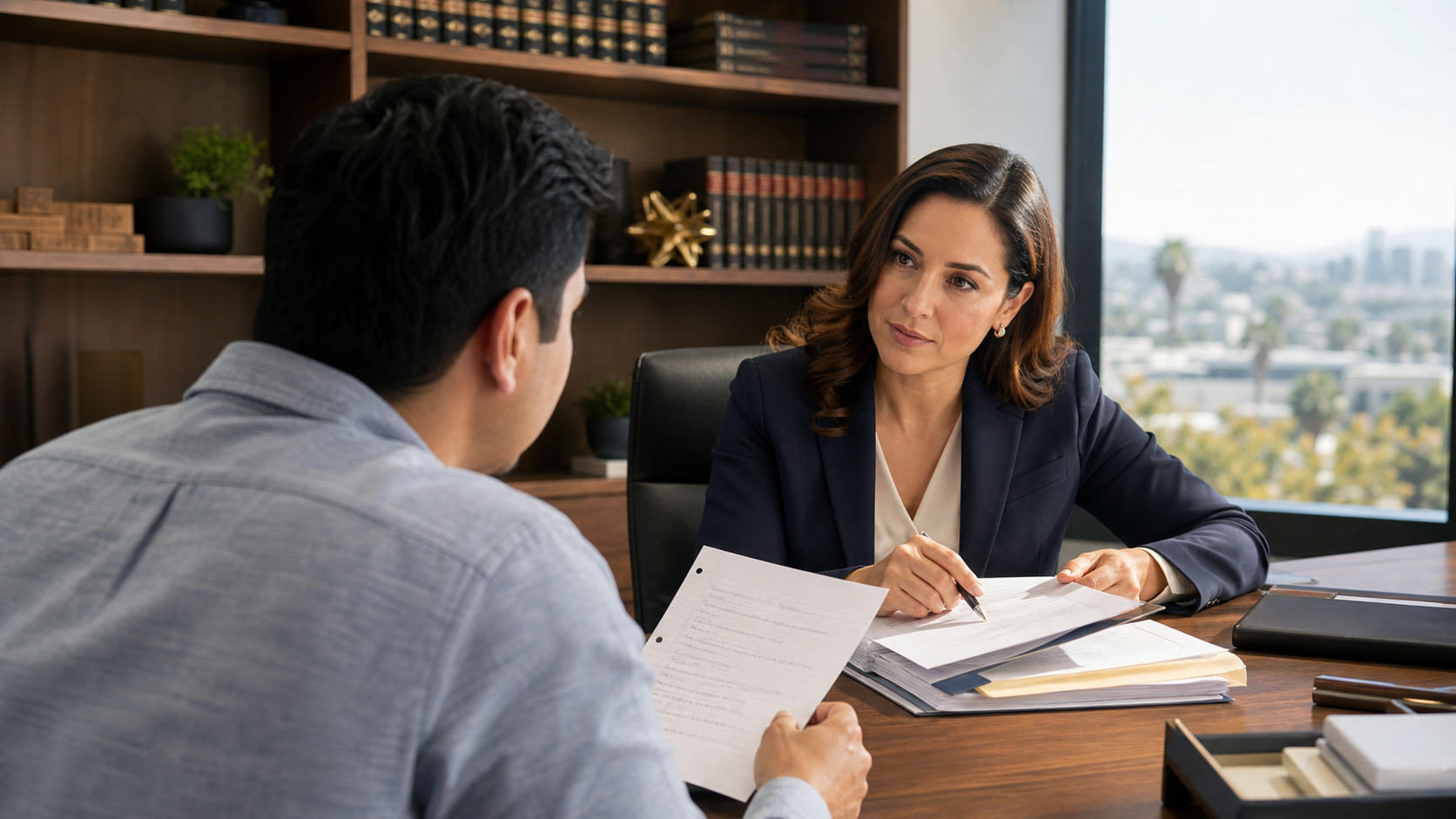 Organized official records and planning materials for immigration review