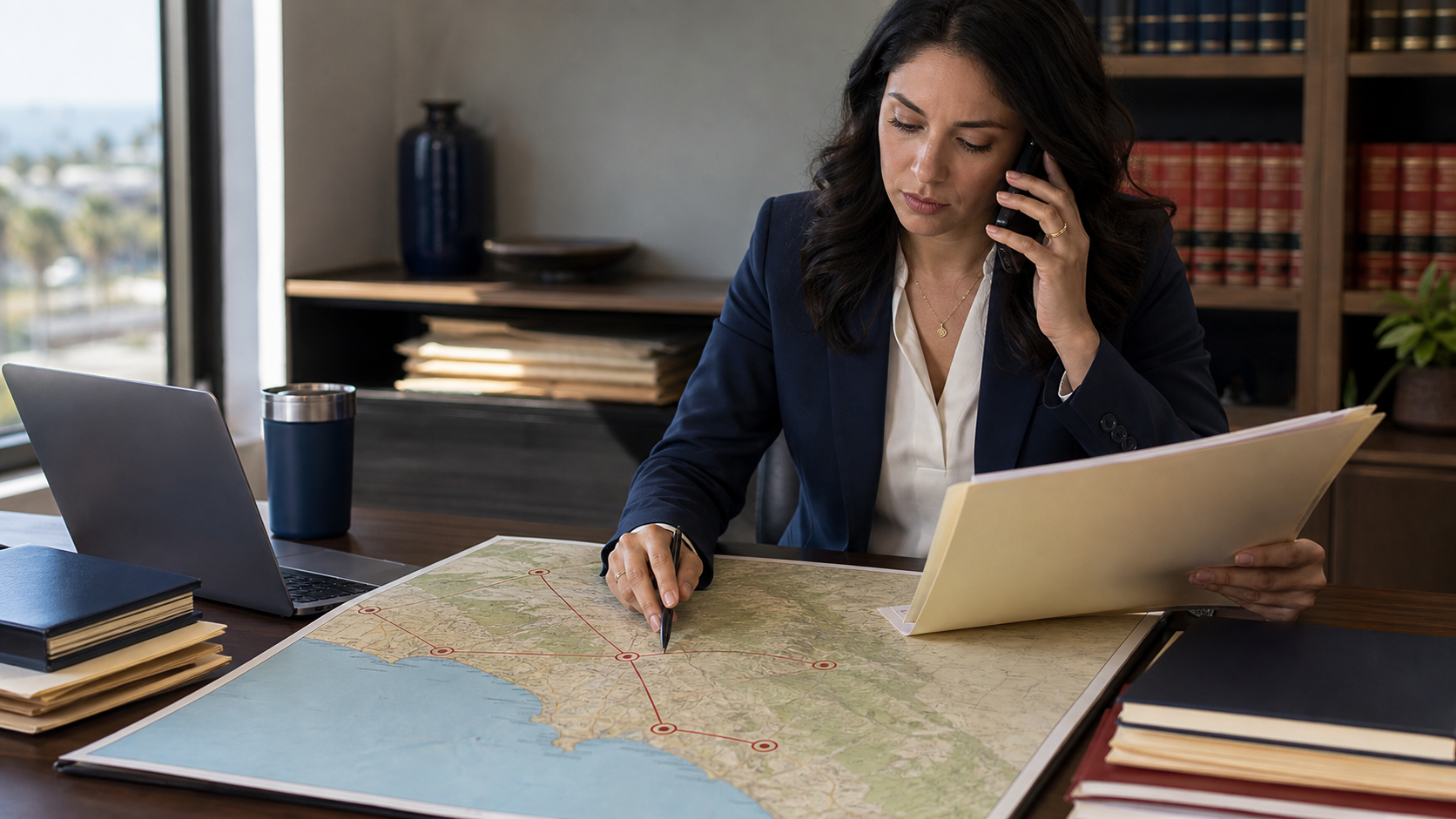 Organized official records and planning materials for immigration review