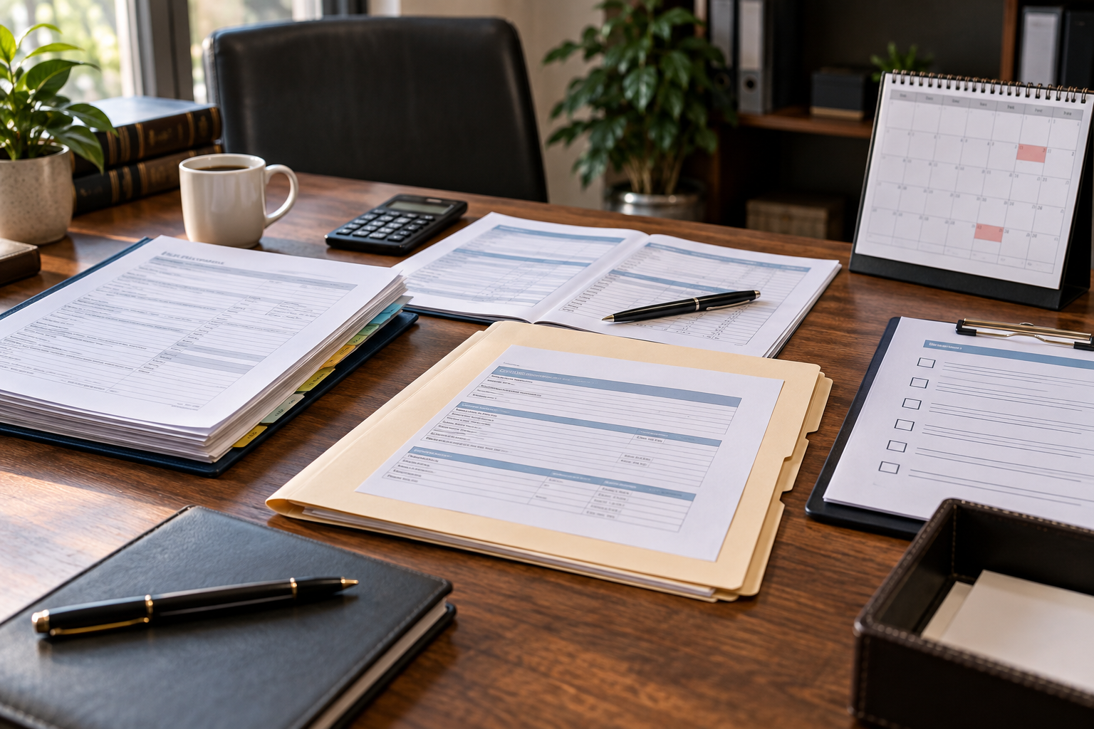 A financial disclosure workbook, household budget, asset records, offer calculation, payment checklist, and appeal calendar.