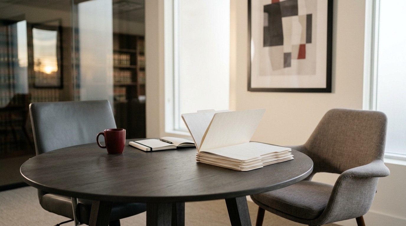 Employment reorganization records and a demotion timeline prepared for legal analysis