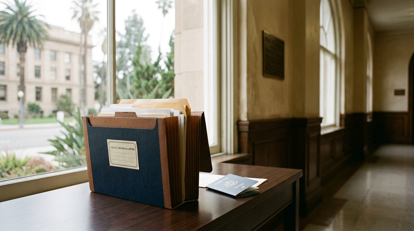 Immigration filing calendar marking a weekend deadline and the next business day