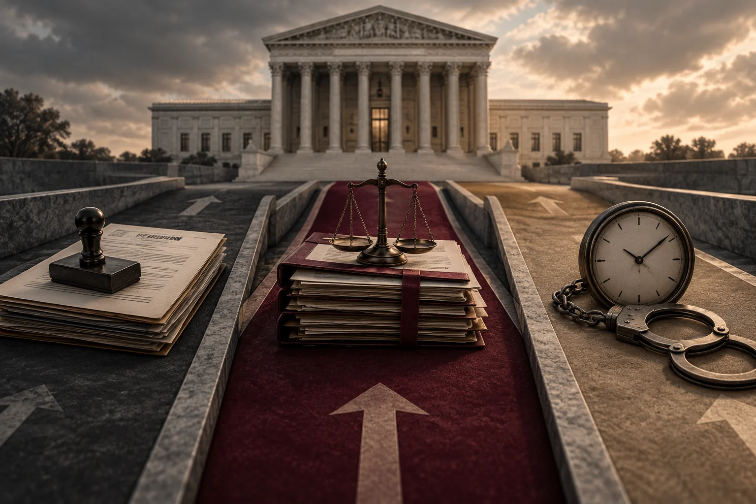 Removal order, appellate stay, and custody clock on separate tracks