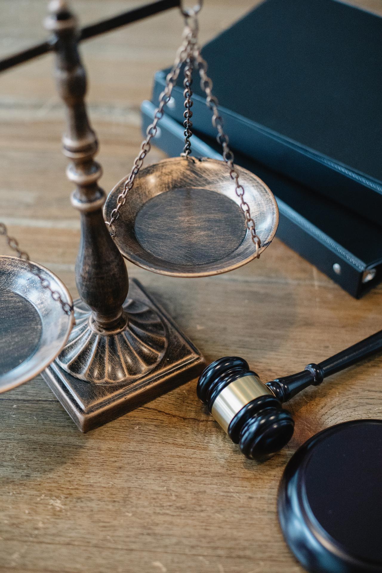 Scales of justice representing California employment litigation